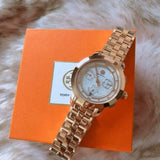 Tory Burch Classic Chronograph White Dial Rose Gold Steel Strap Watch for Women - TBW1033 Buy Now By Tory Burch
