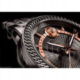 Versace Viamond Quartz Black Dial Grey Steel Strap Watch For Men - VEPO00520 Buy Now By Versace