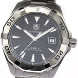 Tag Heuer Aquaracer Automatic Black Dial Silver Steel Strap Watch for Men - WAY2110.BA0928 Buy Now By Tag Heuer