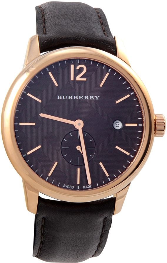 Burberry The Classic Brown Dial Brown Leather Strap Watch for Men - BU10012 Buy Now By Burberry