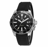 Tag Heuer Aquaracer Black Dial Black Rubber Strap Watch for Men - WAY111A.FT6151 Buy Now By Tag Heuer