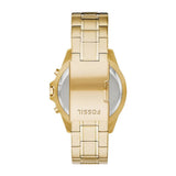Fossil Garrett Chronograph Gold Dial Gold Steel Strap Watch for Men - FS5772 Buy Now By Fossil