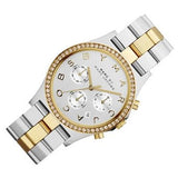 Marc Jacobs Henry Chronograph Silver Dial Two Tone Steel Strap Watch for Women - MBM3197 Buy Now By Marc Jacobs