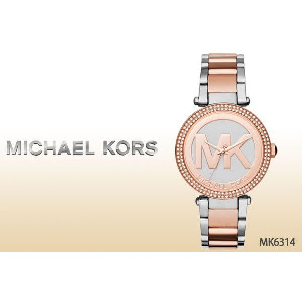 Michael Kors Parker Gold Dial Two Tone Steel Strap Watch for Women - MK6314 Buy Now By Michael Kors