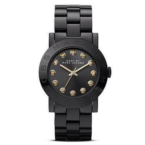 Marc Jacobs Amy Black Dial Black Steel Strap Watch for Women - MBM8595 Buy Now By Marc Jacobs