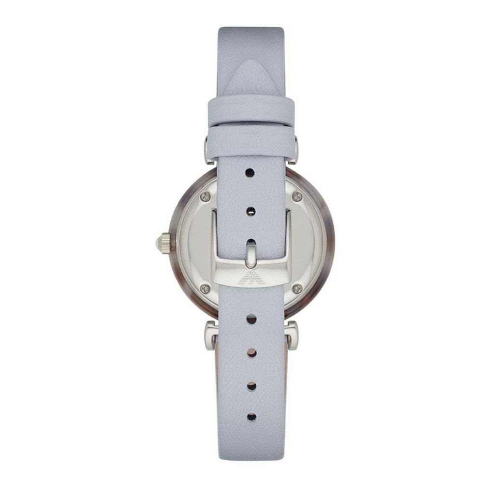 Emporio Armani White Dial Light Blue Leather Strap Watch For Women - AR11002 Buy Now By Emporio Armani