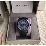 Burberry The City Black Dial Black Leather Strap Watch for Men - BU9364 Buy Now By Burberry