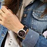 Tommy Hilfiger Ari Diamonds Black Dial Black Leather Strap Watch for Women - 1781981 Buy Now By Tommy Hilfiger