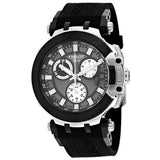 Tissot T Race Chronograph Anthracite Black Dial Black Silicone Strap Watch For Men - T115.417.27.061.00 Buy Now By Tissot
