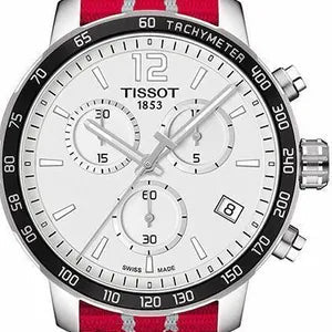 Tissot Quickster Chronograph NBA Houston Rockets Special Edition White Dial Two Tone NATO Strap Watch for Men - T095.417.17.037.12 Buy Now By Tissot