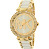 Michael Kors Parker White Dial Two Tone Steel Strap Watch for Women - MK6313 Buy Now By Michael Kors