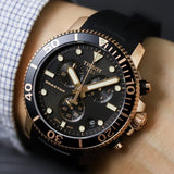 Tissot Seastar 1000 Chronograph Black Dial Black Rubber Strap Watch For Men - T120.417.37.051.00 Buy Now By Tissot