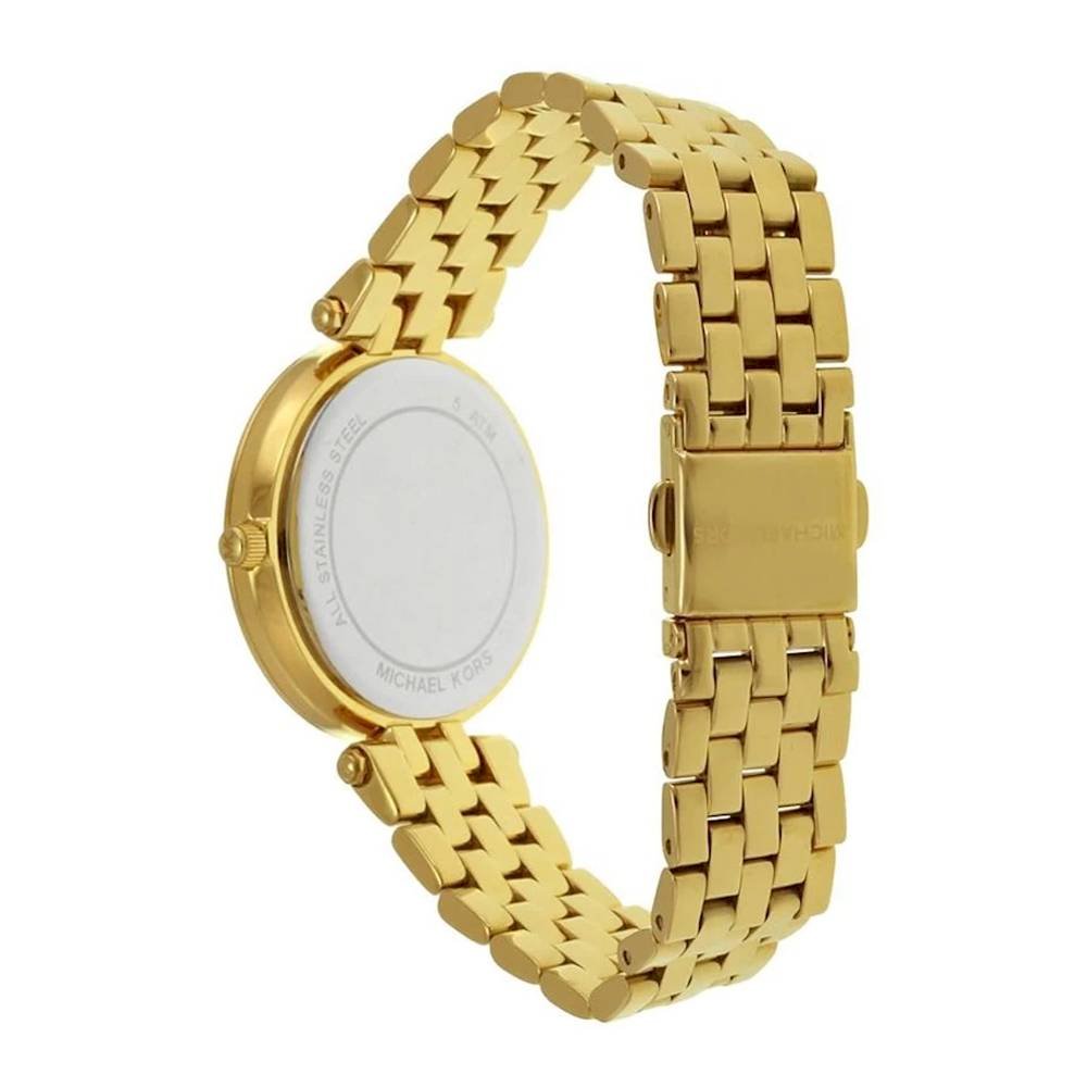 Michael Kors Darci Amber Dial Gold Steel Strap Watch for Women - MK3408 Buy Now By Michael Kors