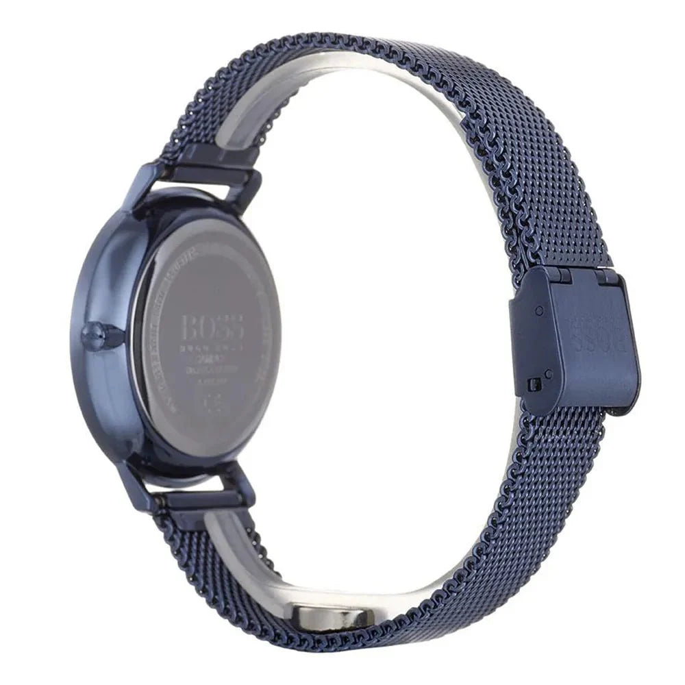 Hugo Boss Infinity Blue Dial Blue Mesh Bracelet Watch for Women - 1502518 Buy Now By Hugo Boss