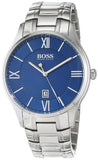 Hugo Boss Governer Blue Dial Silver Steel Strap Watch for Men - 1513487 Buy Now By Hugo Boss
