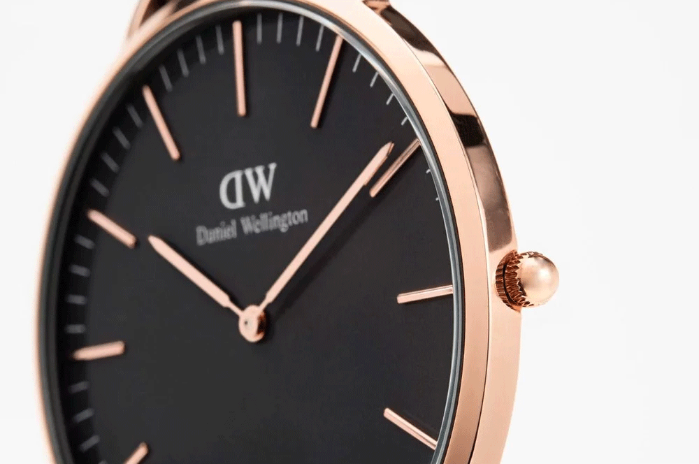 Daniel Wellington Classic York Black Dial Brown Leather Strap Watch For Women - DW00100140 Buy Now By Daniel Wellington