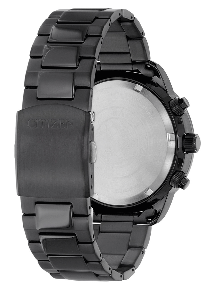 Citizen Sports Eco Drive Black Dial Black Steel Strap Watch For Men - CA0695-84E Buy Now By Citizen