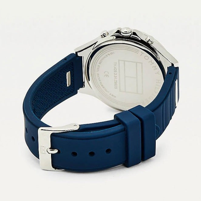 Tommy Hilfiger Eve Chronograph Quartz Blue Dial Blue Rubber Strap Watch For Women - 1782281 Buy Now By Tommy Hilfiger