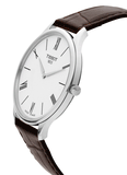 Tissot T Classic Tradition 5.5 Quartz White Dial Brown Leather Strap Watch For Men - T063.409.16.018.00 Buy Now By Tissot