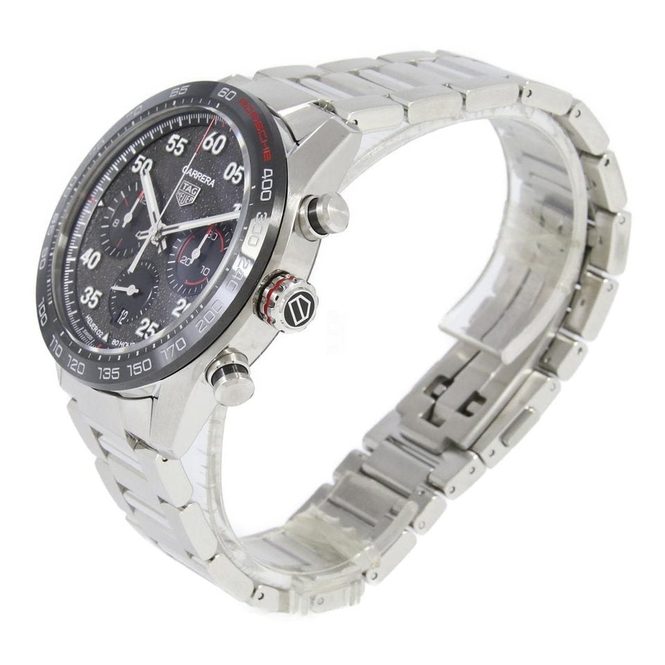 Tag Heuer Carrera Porsche Chronograph Grey Dial Silver Steel Strap Watch for Men - CBN2A1F.BA0643 Buy Now By Tag Heuer