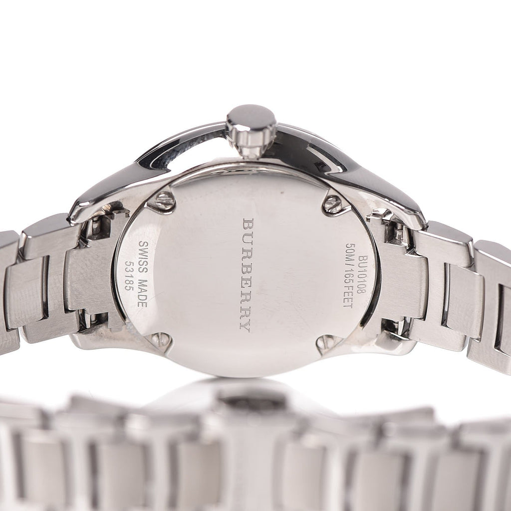 Burberry The Classic Silver Dial Silver Steel Strap Watch for Women - BU10108 Buy Now By Burberry