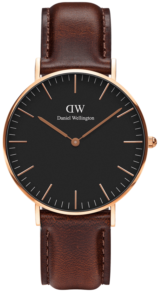 Daniel Wellington Petite St Mawes Black Dial Brown Leather Strap Watch For Women - DW00100169 Buy Now By Daniel Wellington