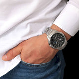 Maserati Successo Solar Edition Black Dial Silver Steel Strap Watch For Men - R8873645003 Buy Now By Maserati