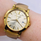 Burberry Heritage Silver Dial Leather Strap Watch for Women - BU1398 Buy Now By Burberry