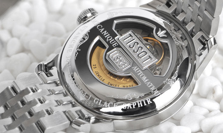 Tissot T Classic Le Locle Powermatic 80 Black Dial Silver Steel Strap Watch For Women - T41.1.483.53 Buy Now By Tissot