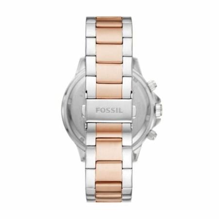 Fossil Perfect Boyfriend Mother of Pearl Dial Two Tone Steel Strap Watch for Women - ES4135 Buy Now By Fossil
