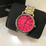 Marc Jacobs Roxy Pink Dial Silver Steel Strap Watch for Women - MJ3524 Buy Now By Marc Jacobs