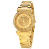 Versace V-Motif Gold Dial Gold Steel Strap Watch for Women - VERE00618 Buy Now By Versace