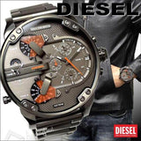 Diesel Mr Daddy 2.0 Chronograph Grey Dial Grey Steel Strap Watch For Men - DZ7315 Buy Now By Diesel