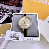 Michael Kors Jaryn Quartz Gold Dial Black Steel Strap Watch For Women - MK4544 Buy Now By Michael Kors