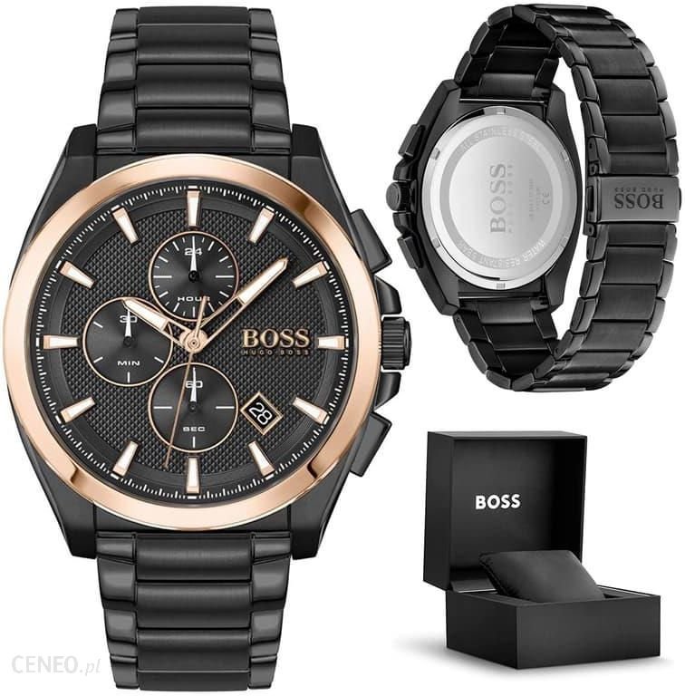Hugo Boss Grandmaster Black Dial Black Steel Strap Watch for Men - 1513885 Buy Now By Hugo Boss