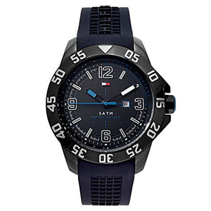 Tommy Hilfiger Sport Multifunction Black Dial Black Rubber Strap Watch for Men - 1790983 Buy Now By Tommy Hilfiger