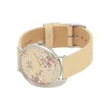 Coach Perry Beige Floral Dial Beige Leather Strap Watch for Women - 14503293 Buy Now By Coach