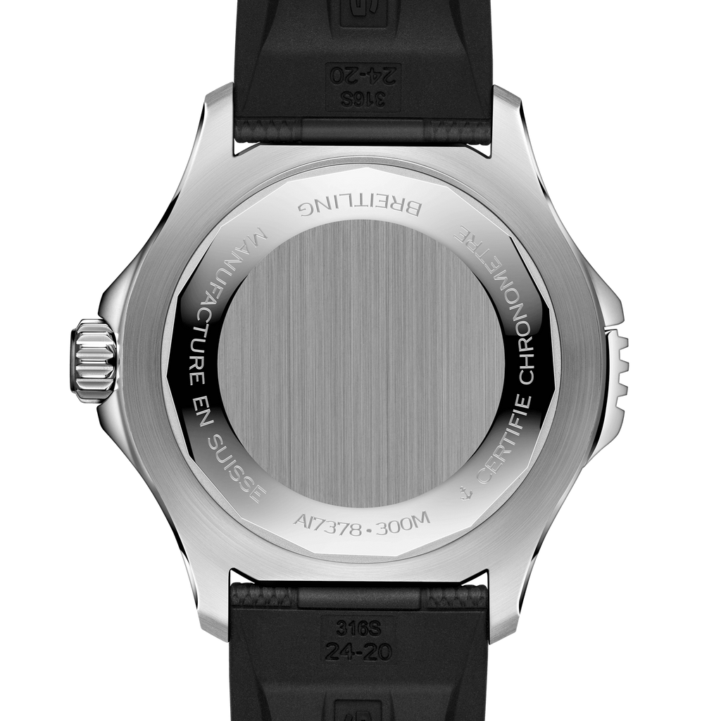 Breitling Superocean Automatic 46 Black Dial Black Rubber Strap Watch for Men - A17378211B1S1 Buy Now By Breitling