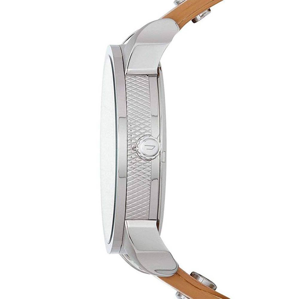 Diesel Mini Daddy Blue & Black Dial Brown Leather Strap Watch For Men - DZ7308 Buy Now By Diesel