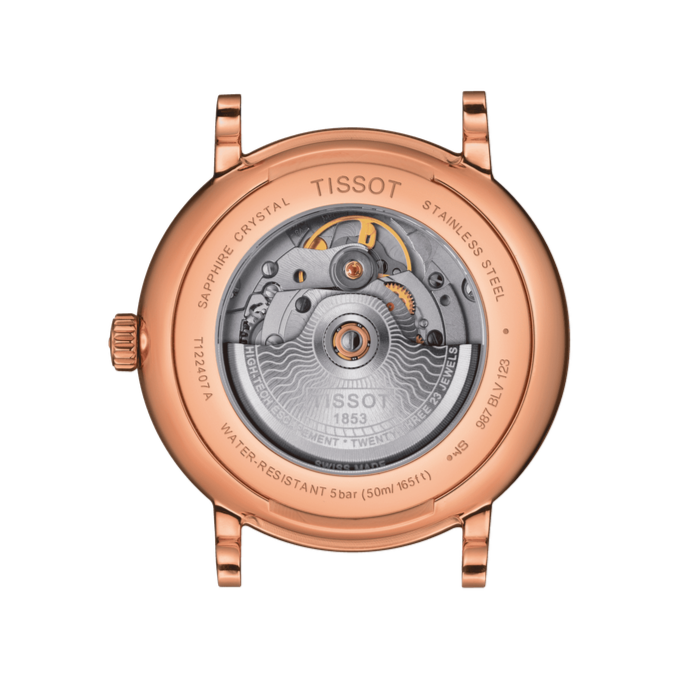 Tissot Carson Premium Powermatic 80 Silver Dial Brown Leather Strap Watch For Men - T122.407.36.033.00 Buy Now By Tissot