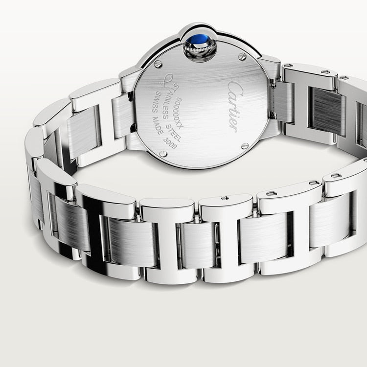 Cartier Ballon Bleu De Cartier White Dial Silver Steel Strap Watch for Women - W69010Z4 Buy Now By Cartier