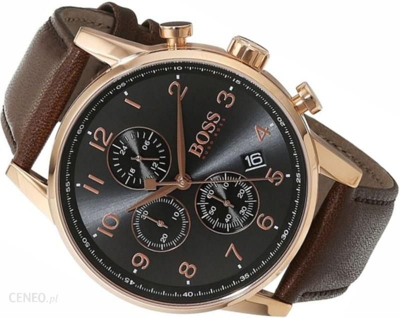 Hugo Boss Navigator Grey Dial Brown Leather Strap Watch for Men - 1513496 Buy Now By Hugo Boss