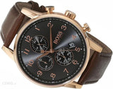 Hugo Boss Navigator Grey Dial Brown Leather Strap Watch for Men - 1513496 Buy Now By Hugo Boss