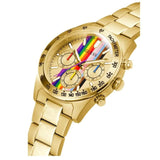 Guess Altitude Multifunction Gold Dial Gold Steel Strap Watch for Men - GW0434G1 Buy Now By Guess
