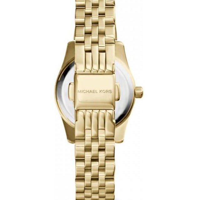 Michael Kors Lexington Quartz Pink Dial Gold Steel Strap Watch For Women - MK3270 Buy Now By Michael Kors