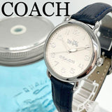Coach Delancey White Dial Black Leather Strap Watch for Women - 14502714 Buy Now By Coach