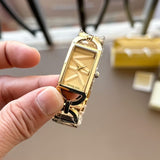 Michael Kors Empire Three Hand Gold Dial Gold Steel Strap Watch For Women - MK7406 Buy Now By Michael Kors