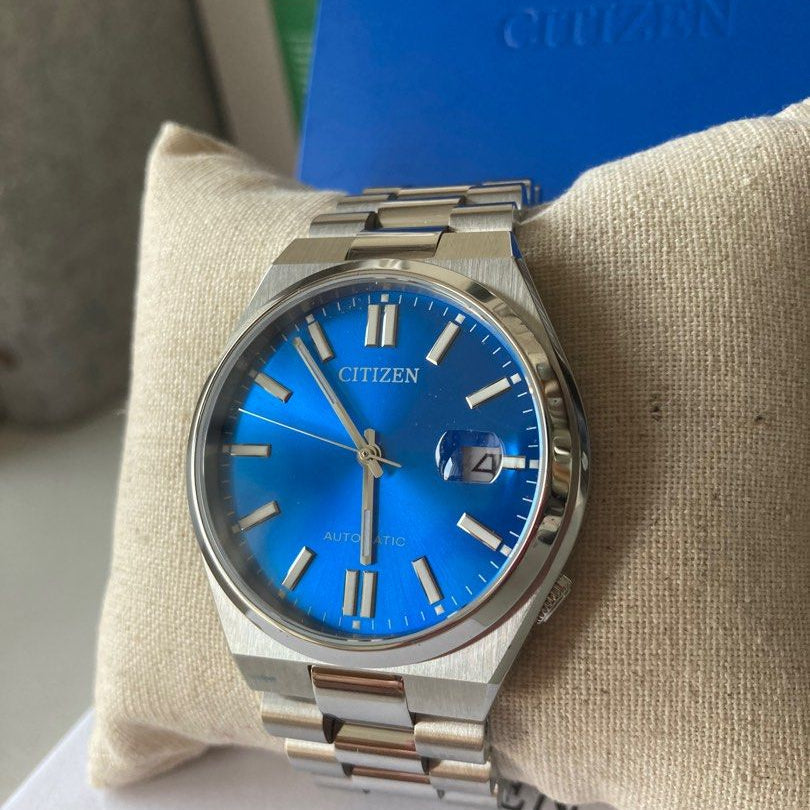 Citizen x Pantone Automatic Blue Dial Silver Steel Strap Watch For Men - NJ0158-89L Buy Now By Citizen