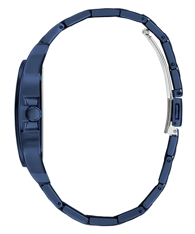 Guess Dress Multifunction Blue Dial Blue Steel Strap Watch for Men - GW0631G3 Buy Now By Guess