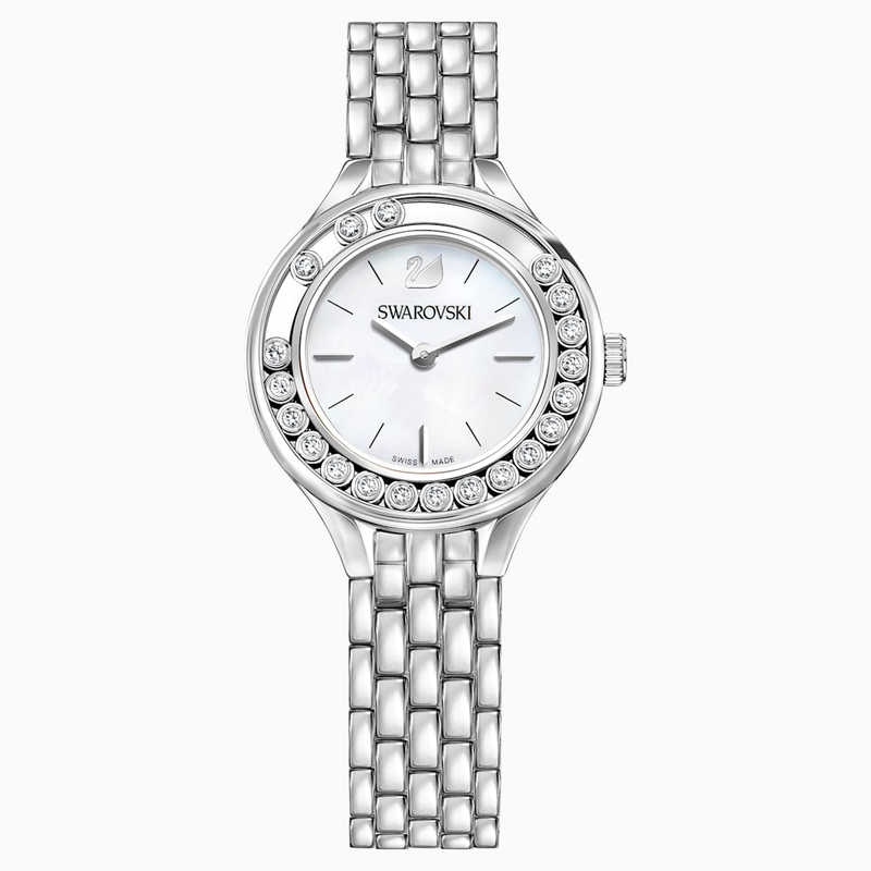 Swarovski Lovely Crystals Mini White Dial Silver Steel Strap Watch for Women - 5242901 Buy Now By Swarovski